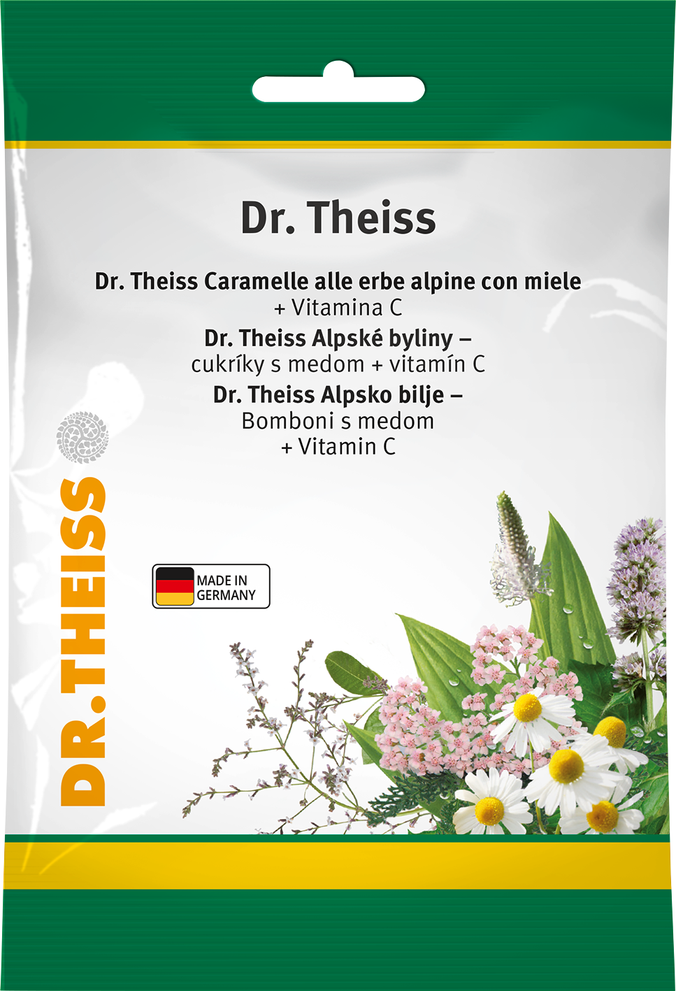 Dr.theiss Alpsko bilje – Bomboni s medom + Vitamin C