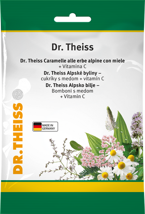 Dr.theiss Alpsko bilje – Bomboni s medom + Vitamin C