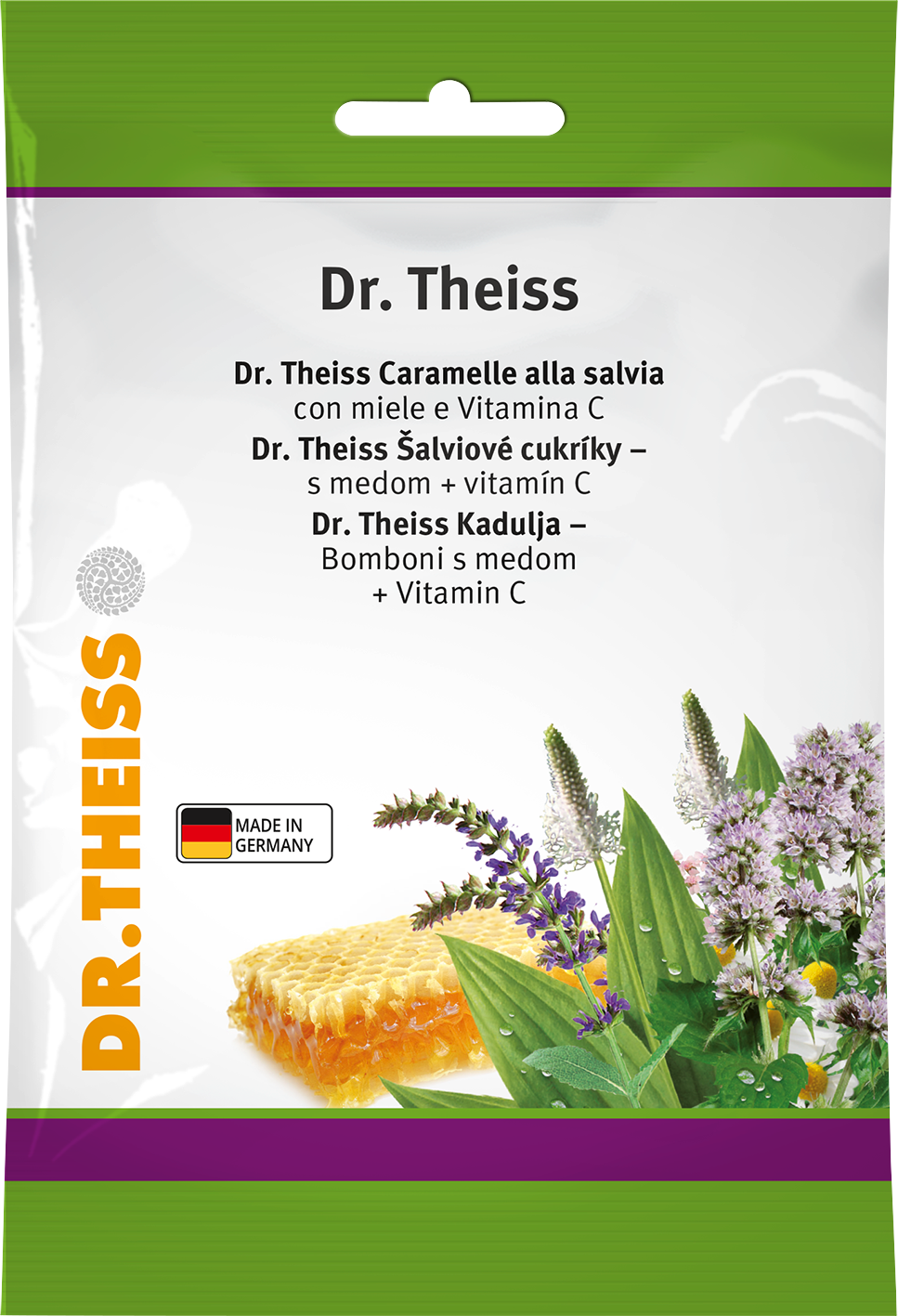 Dr.theiss Kadulja – Bomboni s medom + Vitamin C