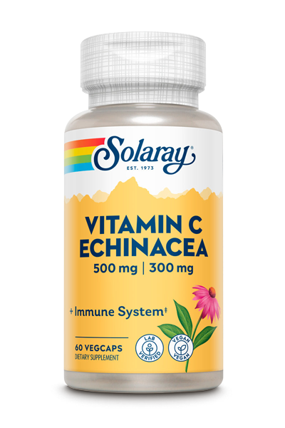 Solaray C + Echinacea, 60 kapsula