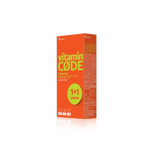 Yasenka Vitamin CODE C 1000 Plus 20 šumećih tableta 1+1 GRATIS