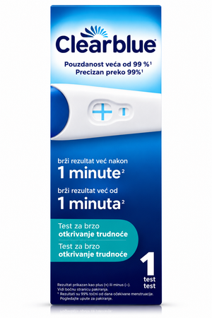Clearblue brzi test za utvrđivanje trudnoće