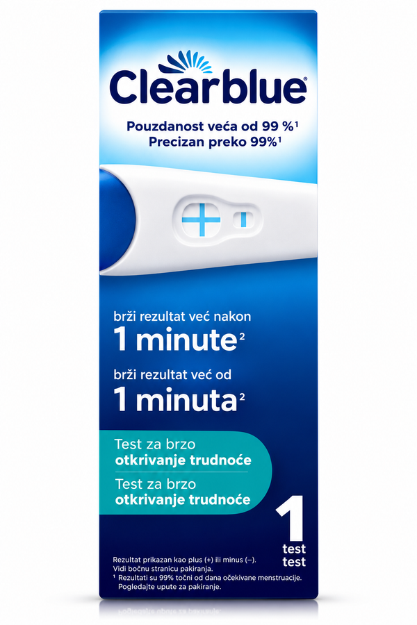 Clearblue brzi test za utvrđivanje trudnoće