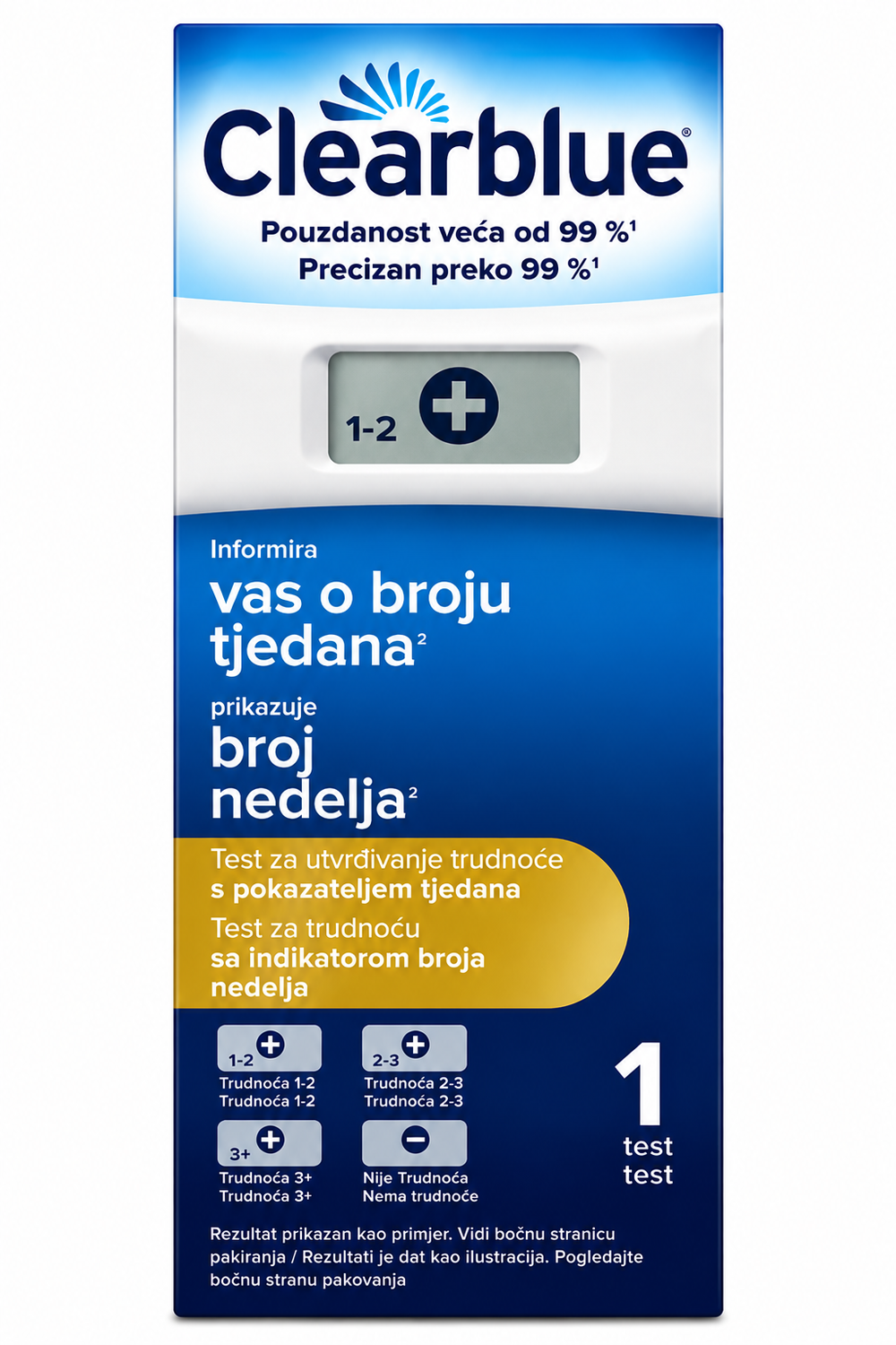 Clearblue Digital test za utvrđivanje trudnoće