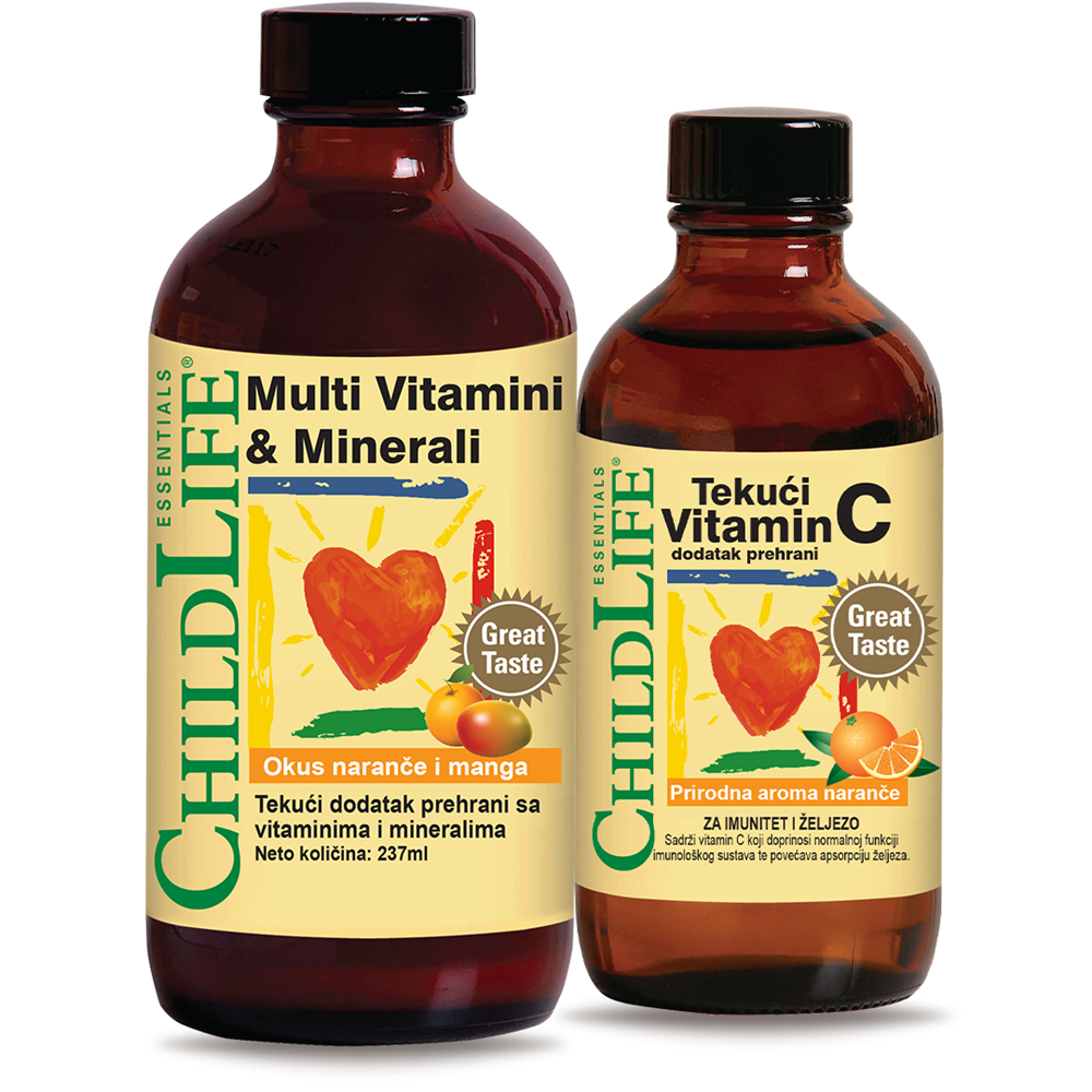 ChildLife Multi Vitamin & Mineral formula 237 ml + GRATIS Vitamin C, dodatak prehrani