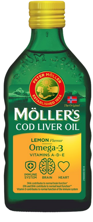 Mollers Omega 3 ulje- Limun 250 ml, dodatak prehrani