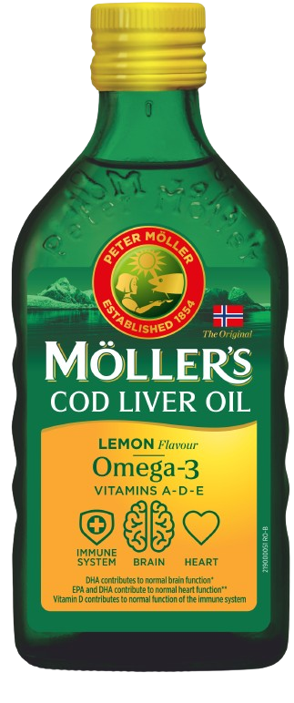 Mollers Omega 3 ulje- Limun 250 ml, dodatak prehrani