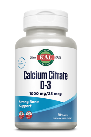 Kal Calcium Citrate D3 1000, 90 tableta