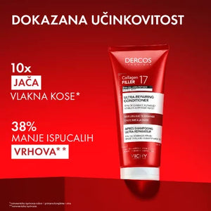 Vichy Dercos Collagen 17 filler ultra obnavljajući balzam 200 ml