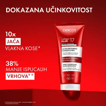 Vichy Dercos Collagen 17 filler ultra obnavljajući balzam 200 ml