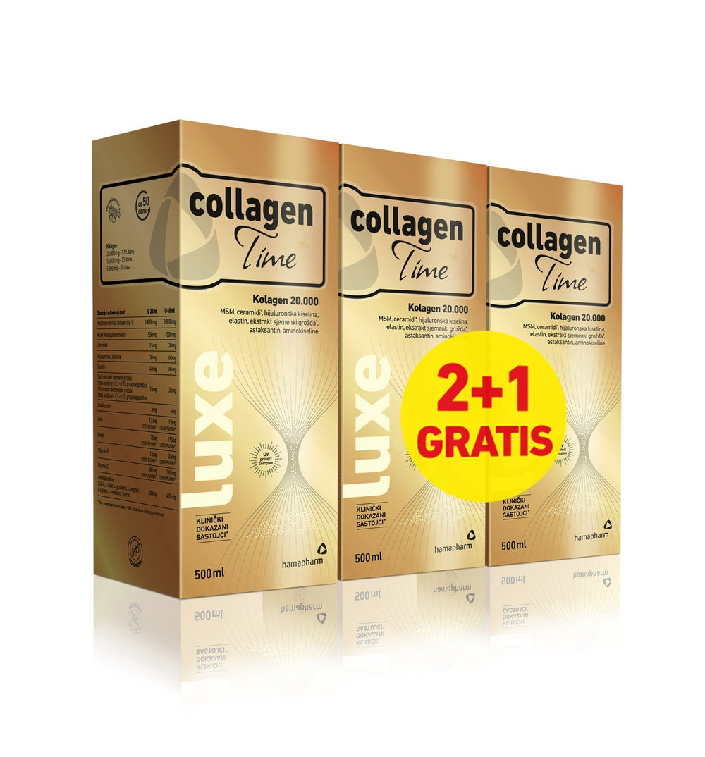 Hamapharm CollagenTime Luxe 500 ml 2+1 GRATIS