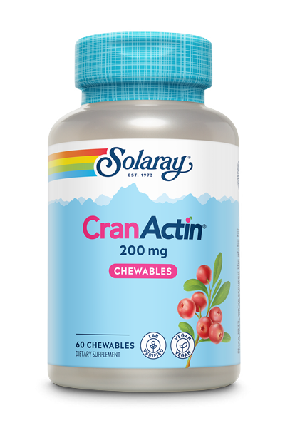 Solaray CranActin Chewables Pastile, 60 tableta
