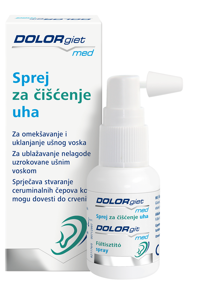 Dolorgiet med sprej za čišćenje uha 20 ml