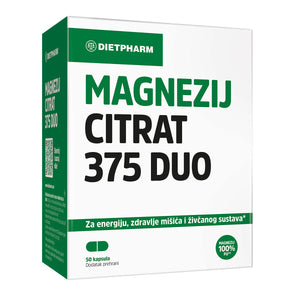 Dietpharm Magnezij Citrat 375 DUO 50 kapsula