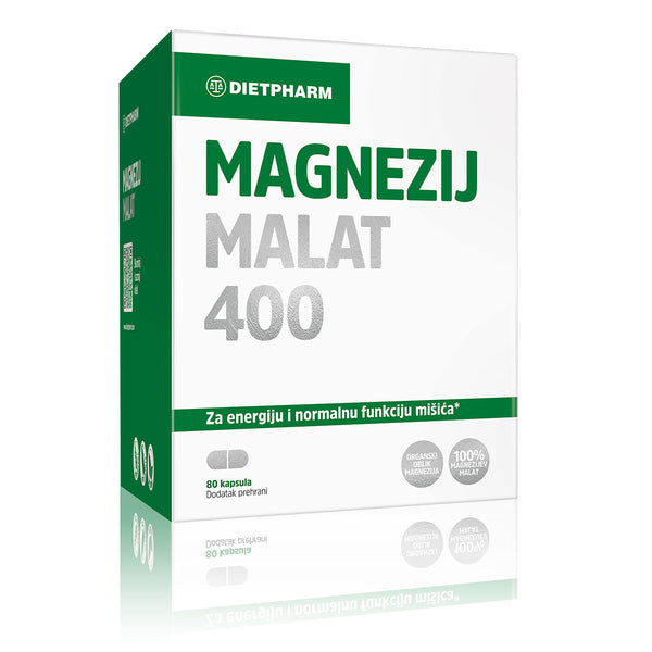 Dietpharm Magnezij Malat 400, 80 kapsula