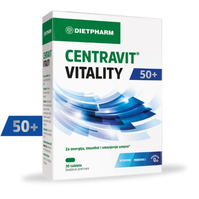 Dietpharm Centravit Vitality 50+ 30 tableta, dodatak prehrani