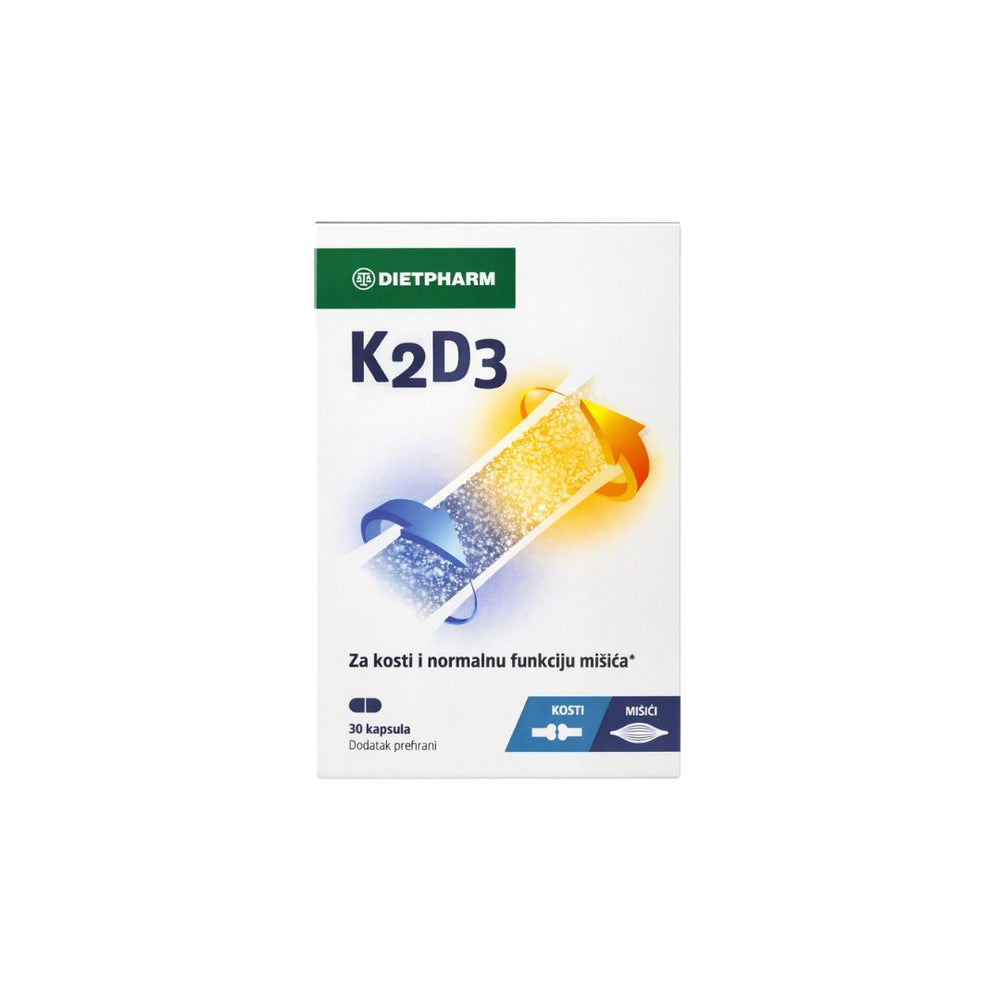 Dietpharm K2D3 kapsule 30 komada, dodatak prehrani