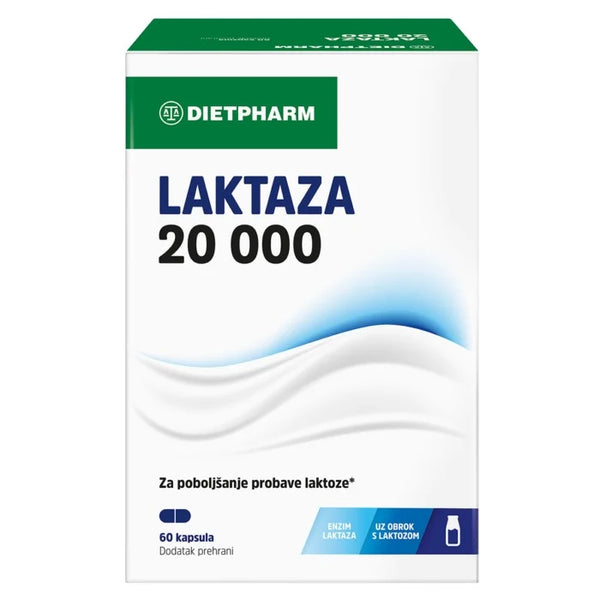 Dietpharm Laktaza 20 000 60 kapsula