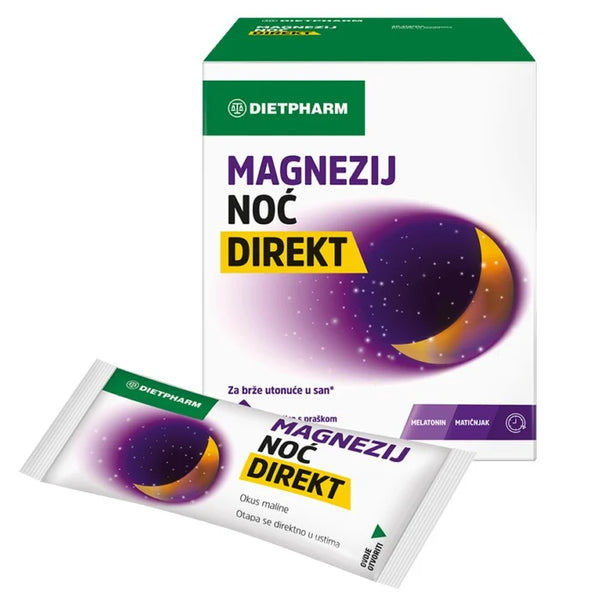 Dietpharm Magnezij Noć direkt 30 vrećica, dodatak prehrani