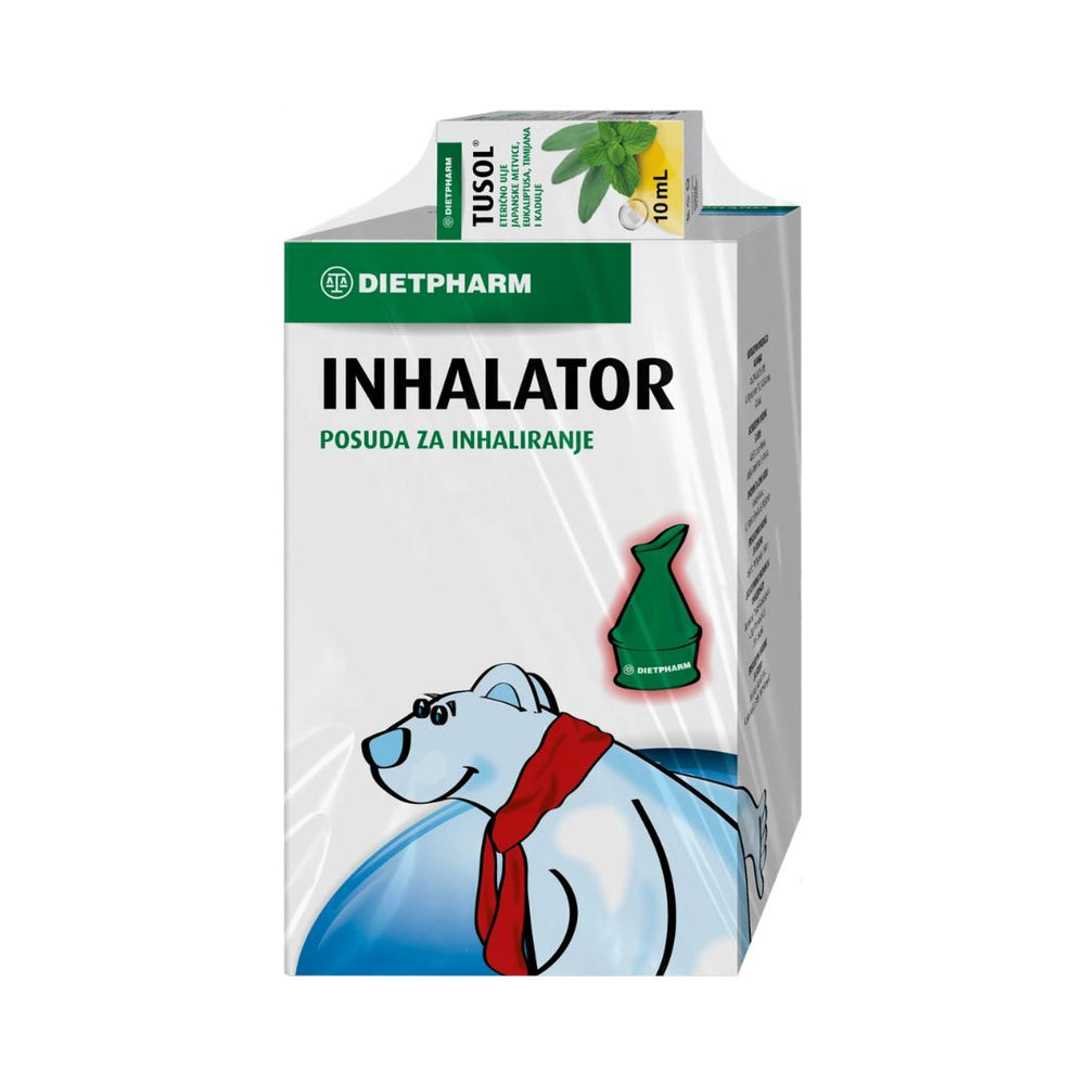 Dietpharm Tusol eterično ulje, 20 ml + inhalator