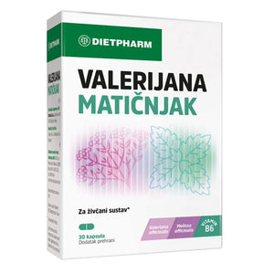 Dietpharm Valerijana Matičnjak 30 kapsula, dodatak prehrani