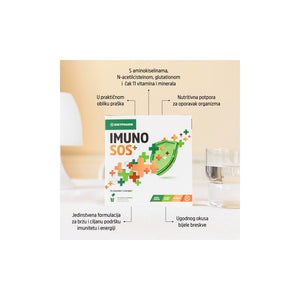 Dietpharm Imuno SOS+ prašak 10 vrećica, dodatak prehrani