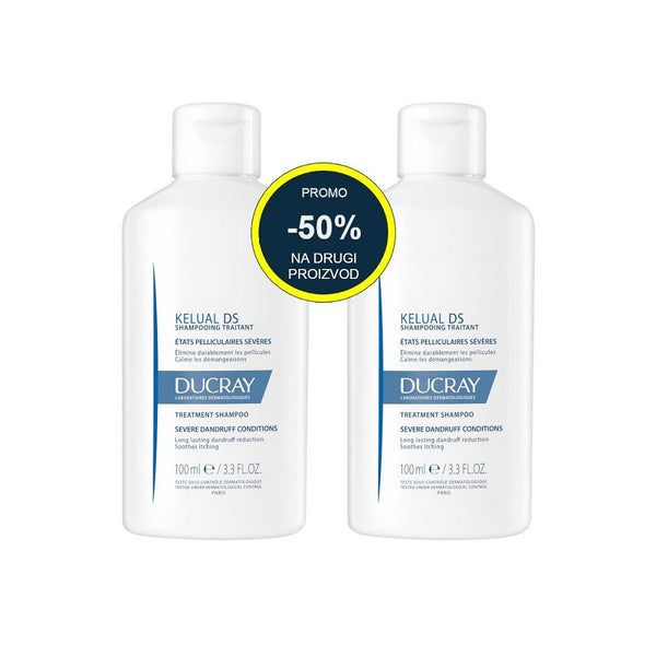 Ducray Kelual DS tretman šampon PROMO 2x100 ml