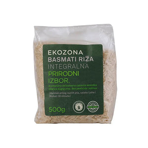 Ekozona Basmati integralna riža 500g