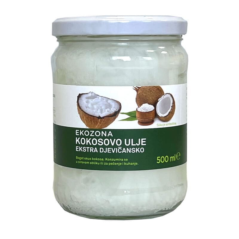 Ekozona Ekstra djevičansko kokosovo ulje 500ml