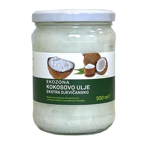 Ekozona Ekstra djevičansko kokosovo ulje 500ml