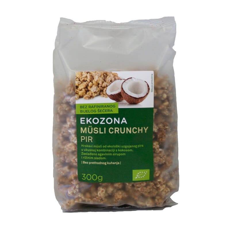 Ekozona Hrskavi musli od pira s kokosom 300g