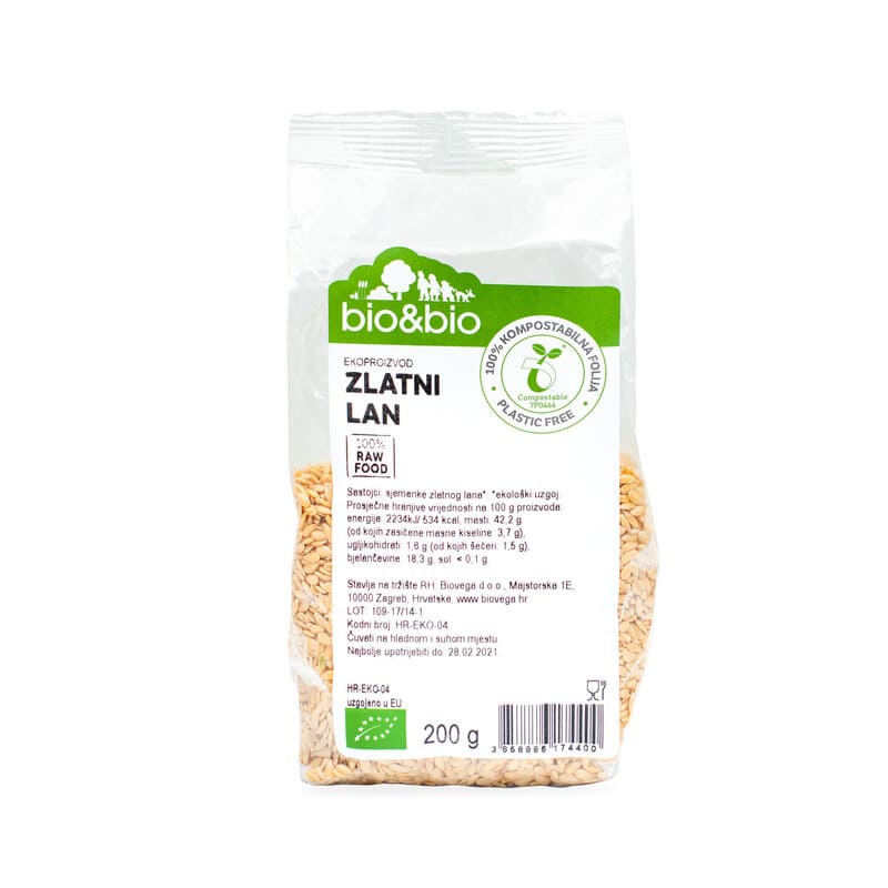 Ekozona Zlatni lan sjemenke 200g