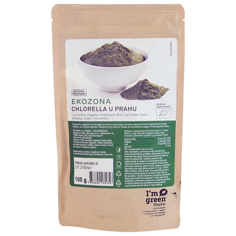  Ekozona Chlorella u prahu 100 g
