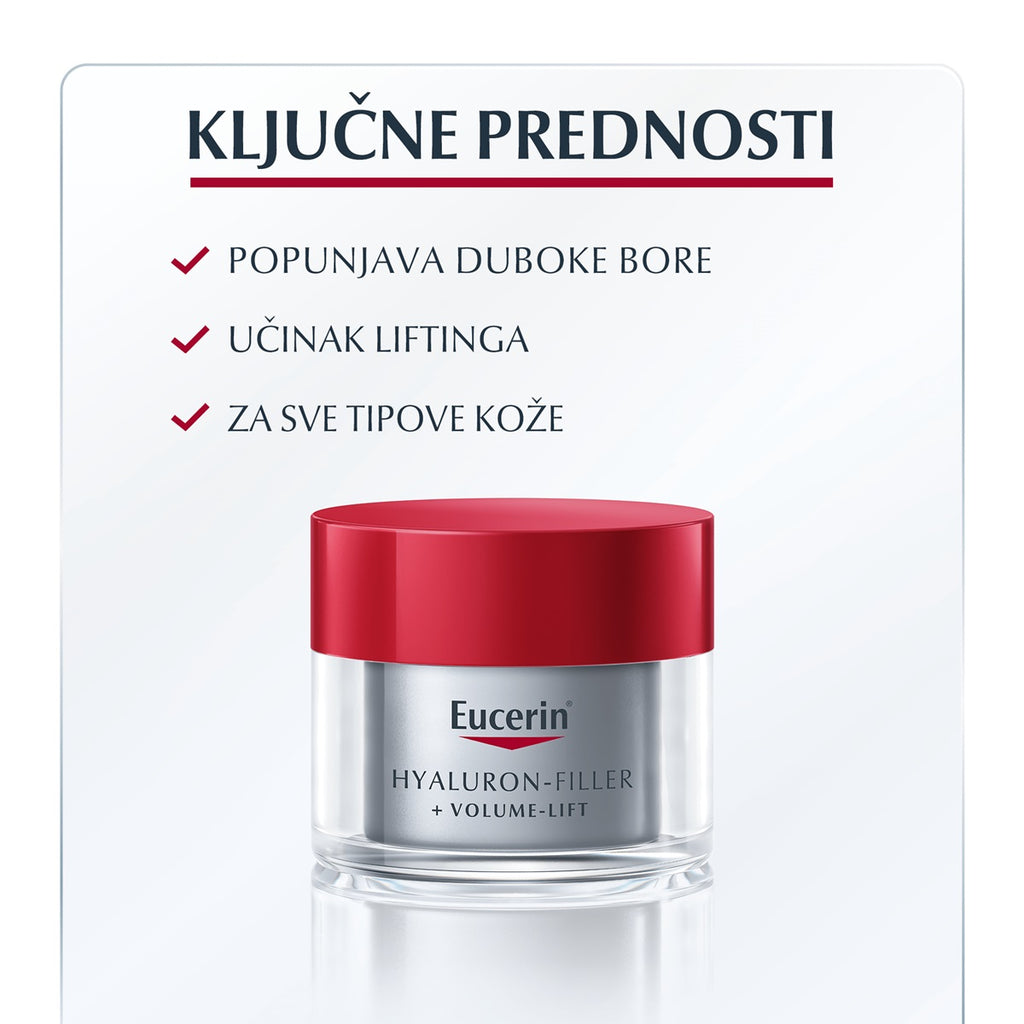 Eucerin Hyaluron-Filler+Volume-Lift noćna krema 50 ml