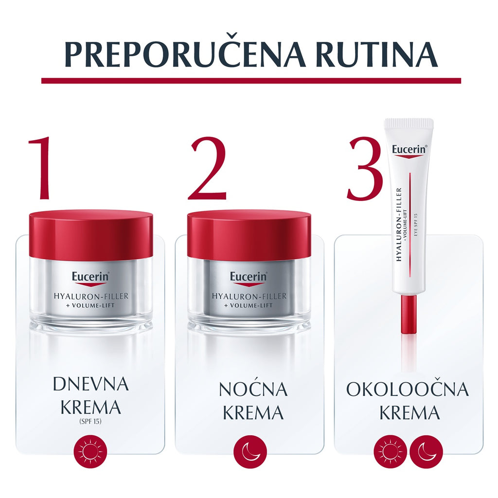 Eucerin Hyaluron-Filler+Volume-Lift noćna krema 50 ml