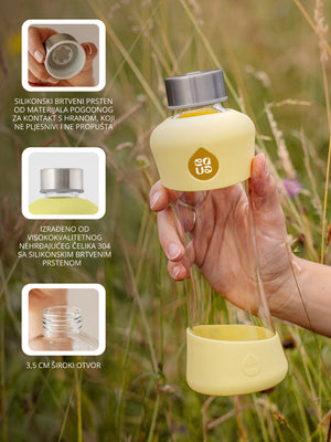 EQUA Active Lemon staklena boca 550 ml