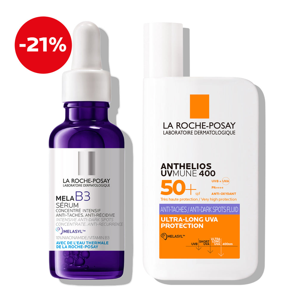 La Roche-Posay Anti-Age Protokol protiv hiperpigmentacijskih mrlja s Melasylom (njega i zaštita od sunca)