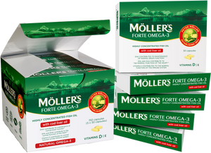 Mollers Omega 3 forte 150 kapsula, dodatak prehrani