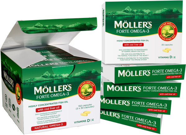 Mollers Omega 3 forte 150 kapsula, dodatak prehrani
