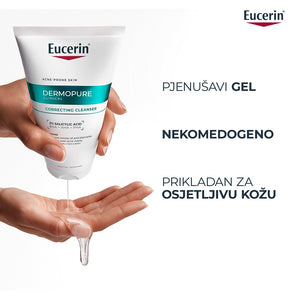 Eucerin DermoPure Clinical gel za čišćenje s trostrukim djelovanjem 150 ml