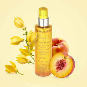 L'Erbolario Maglica za kosu i tijelo s breskvom i Ylang Ylangom 150 ml