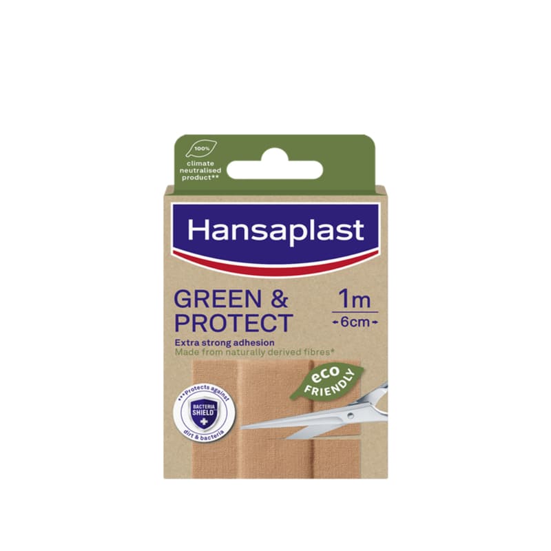 Hansaplast Green & Protect flasteri na rezanje 1m x 6cm