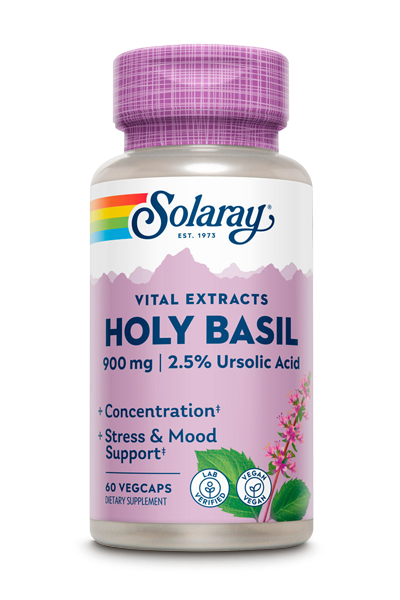 Solaray Holy Basil Extract, 60 kapsula