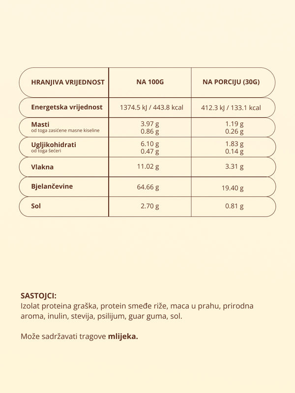 EQUA Veganski proteini od vanilije 600 g, dodatak prehrani