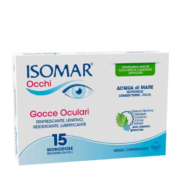 ISOMAR Occhi kapi za oči monodoze 15x0,5 ml