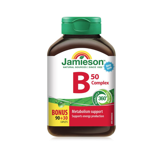 Jamieson Vitamin B 50 kompleks 120 tableta, dodatak prehrani