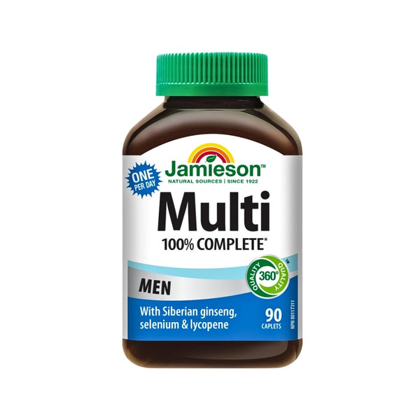 Jamieson Multivitamini 100% COMPLETE MEN 90 tableta, dodatak prehrani