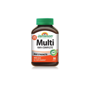 Jamieson Multivitamini 100% Complete Max Strenght 90 tableta, dodatak prehrani
