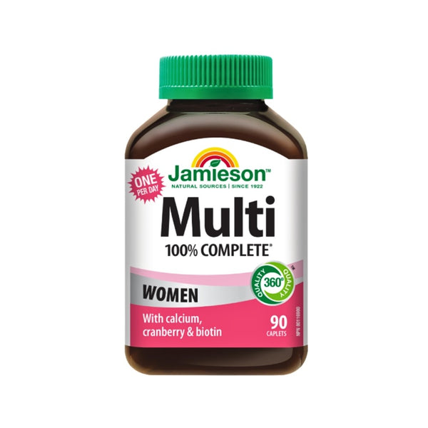 Jamieson Multivitamini 100% COMPLETE WOMEN, 90 tableta, dodatak prehrani