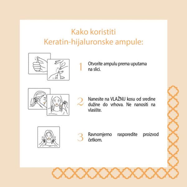 Nuggela & Sule Keratin - hijaluron ampule 4x10 ml